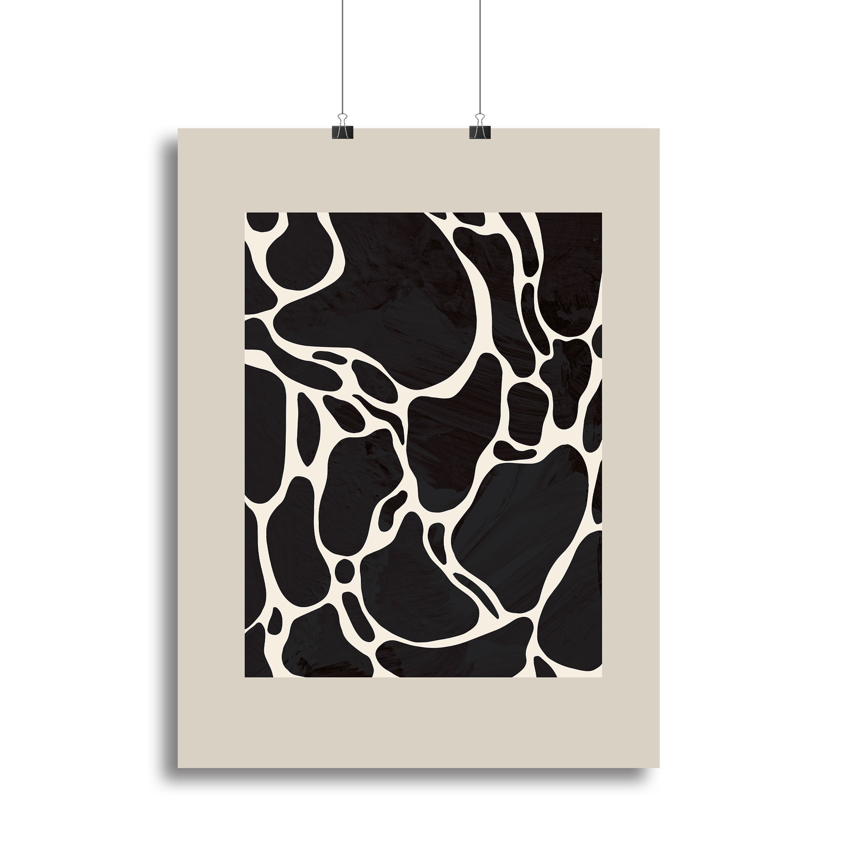 Giraffe Sand Canvas Print or Poster - Canvas Art Rocks - 2
