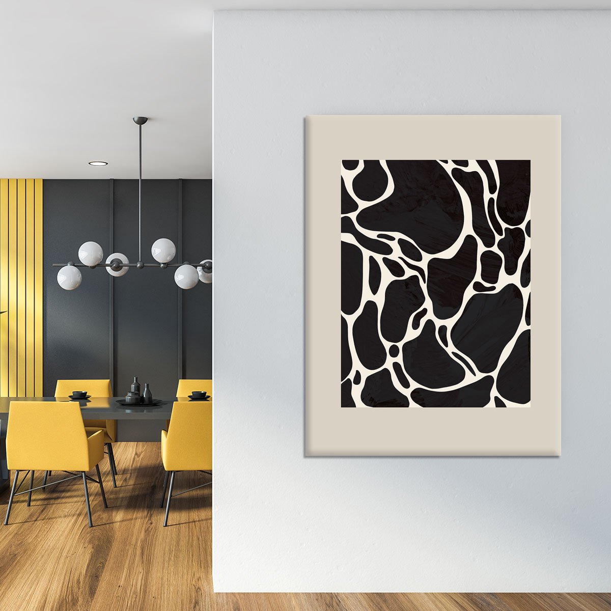 Giraffe Sand Canvas Print or Poster - Canvas Art Rocks - 4