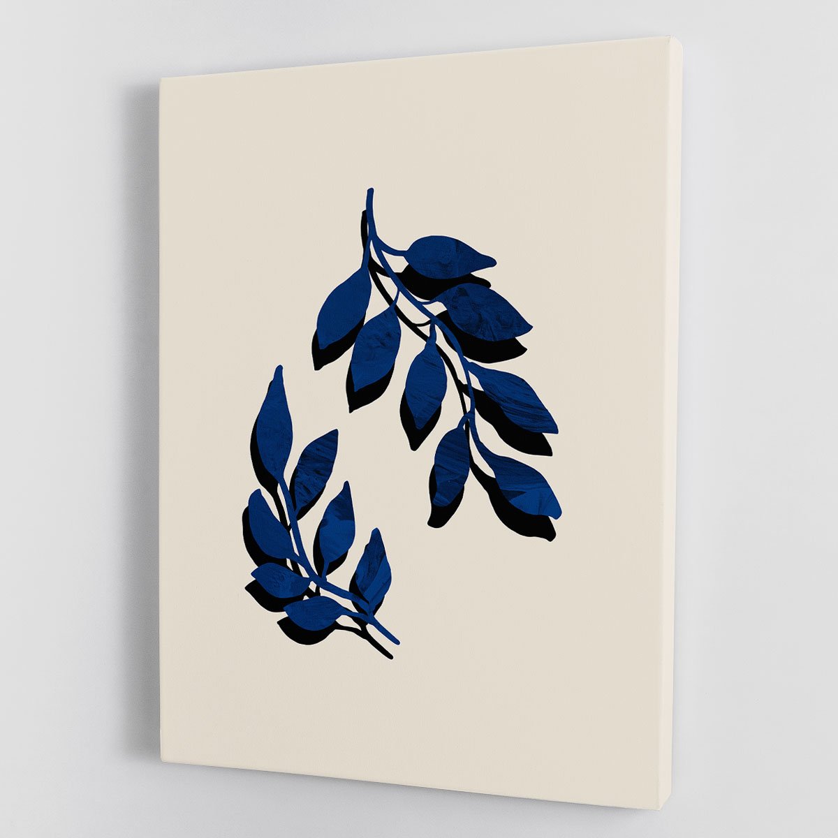Blue Twig Brush Canvas Print or Poster - Canvas Art Rocks - 1