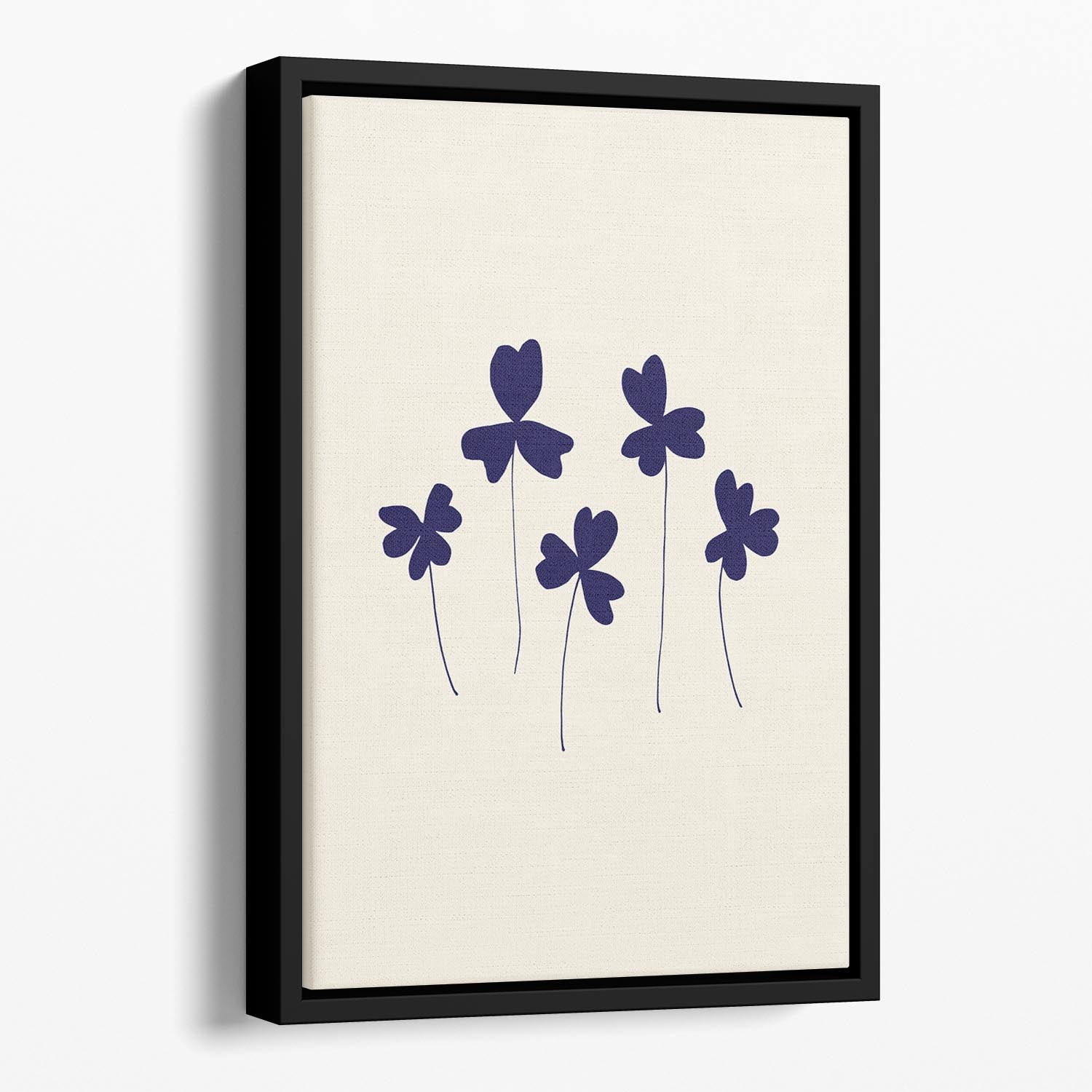 Blue Sorrel Floating Framed Canvas - Canvas Art Rocks - 1