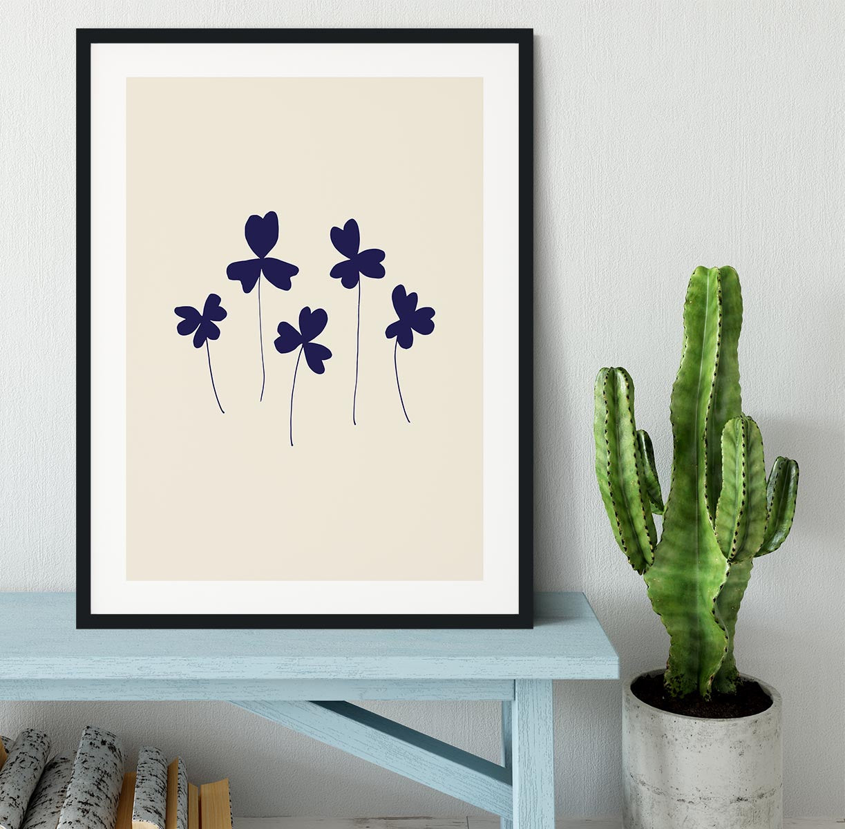 Blue Sorrel Framed Print - Canvas Art Rocks - 1