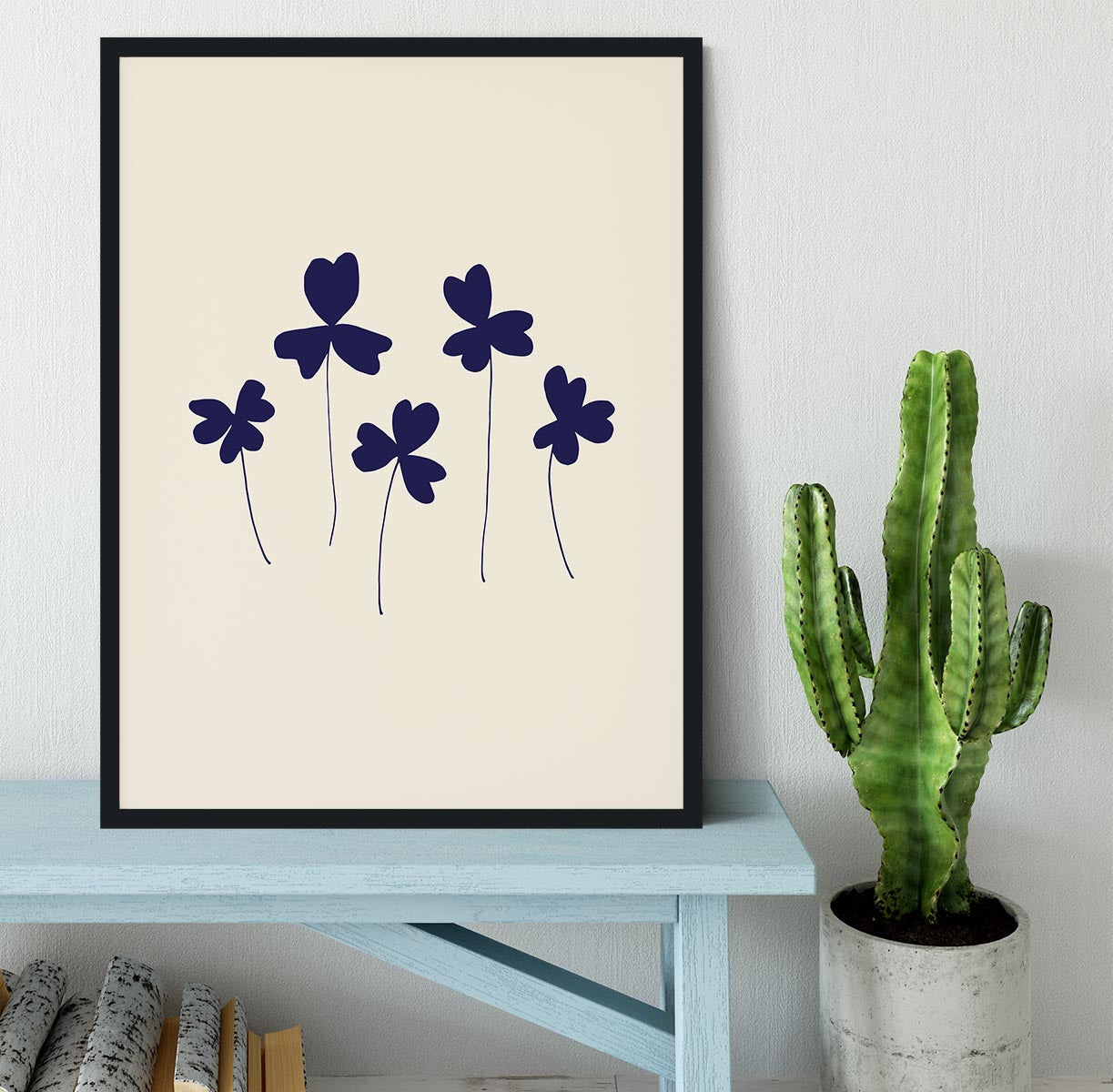 Blue Sorrel Framed Print - Canvas Art Rocks - 2