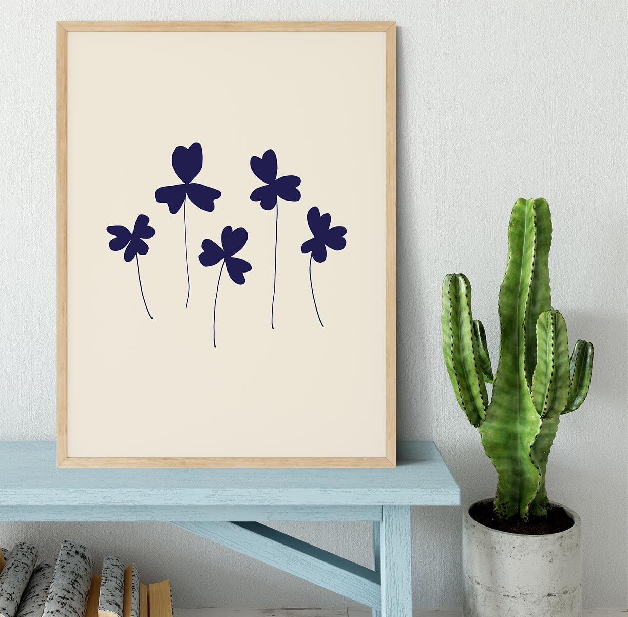 Blue Sorrel Framed Print - Canvas Art Rocks - 4