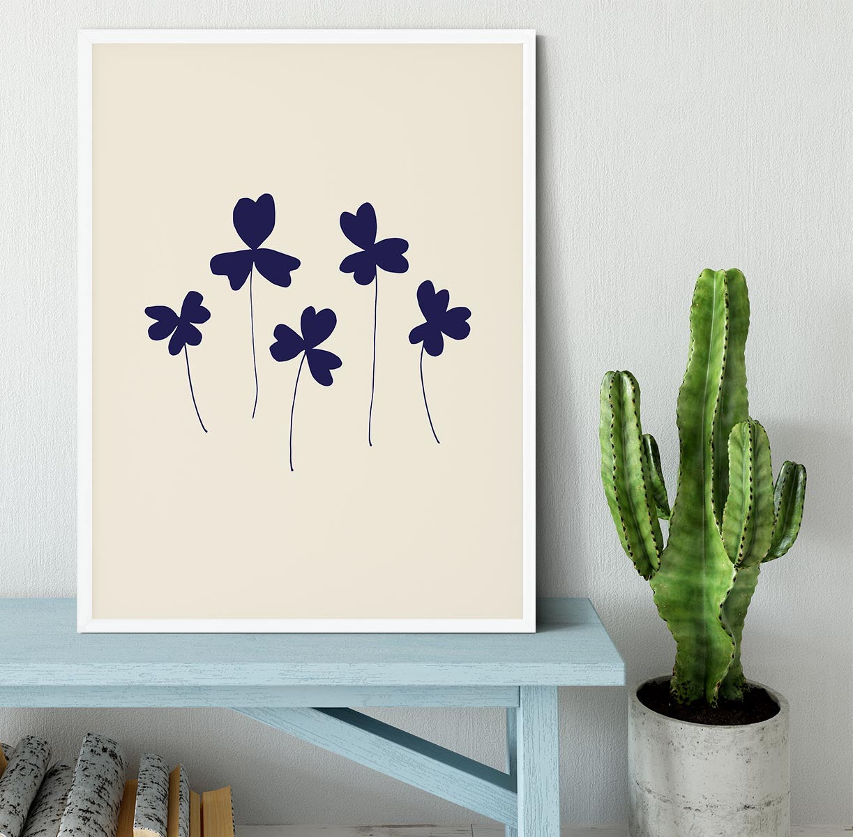 Blue Sorrel Framed Print - Canvas Art Rocks -6