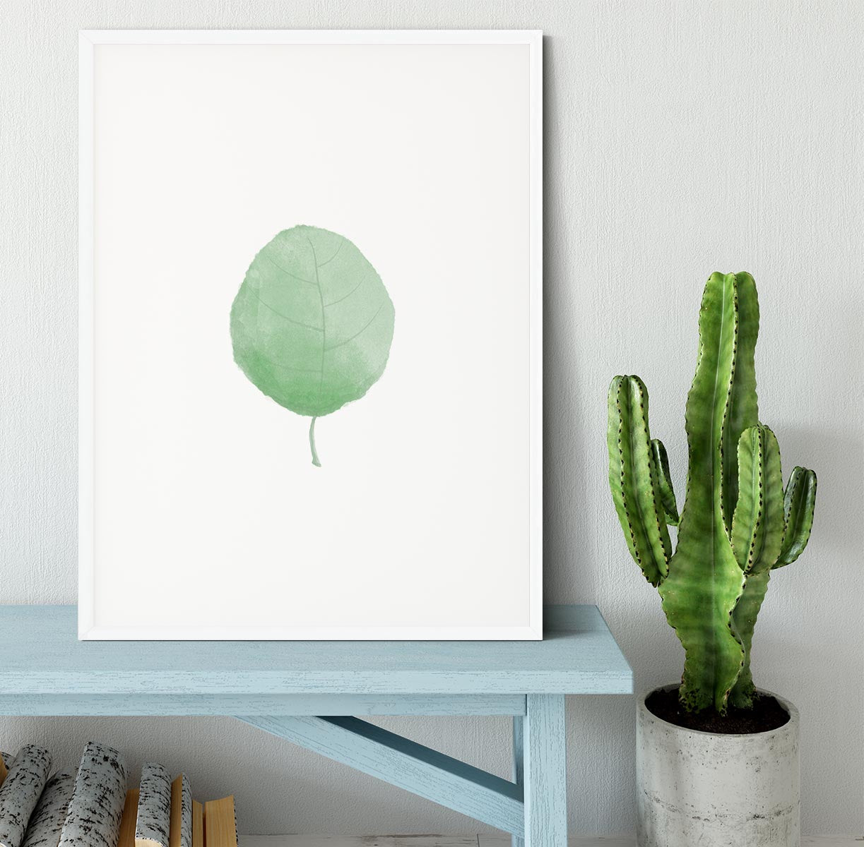 Single Leaf Framed Print - Canvas Art Rocks - 5