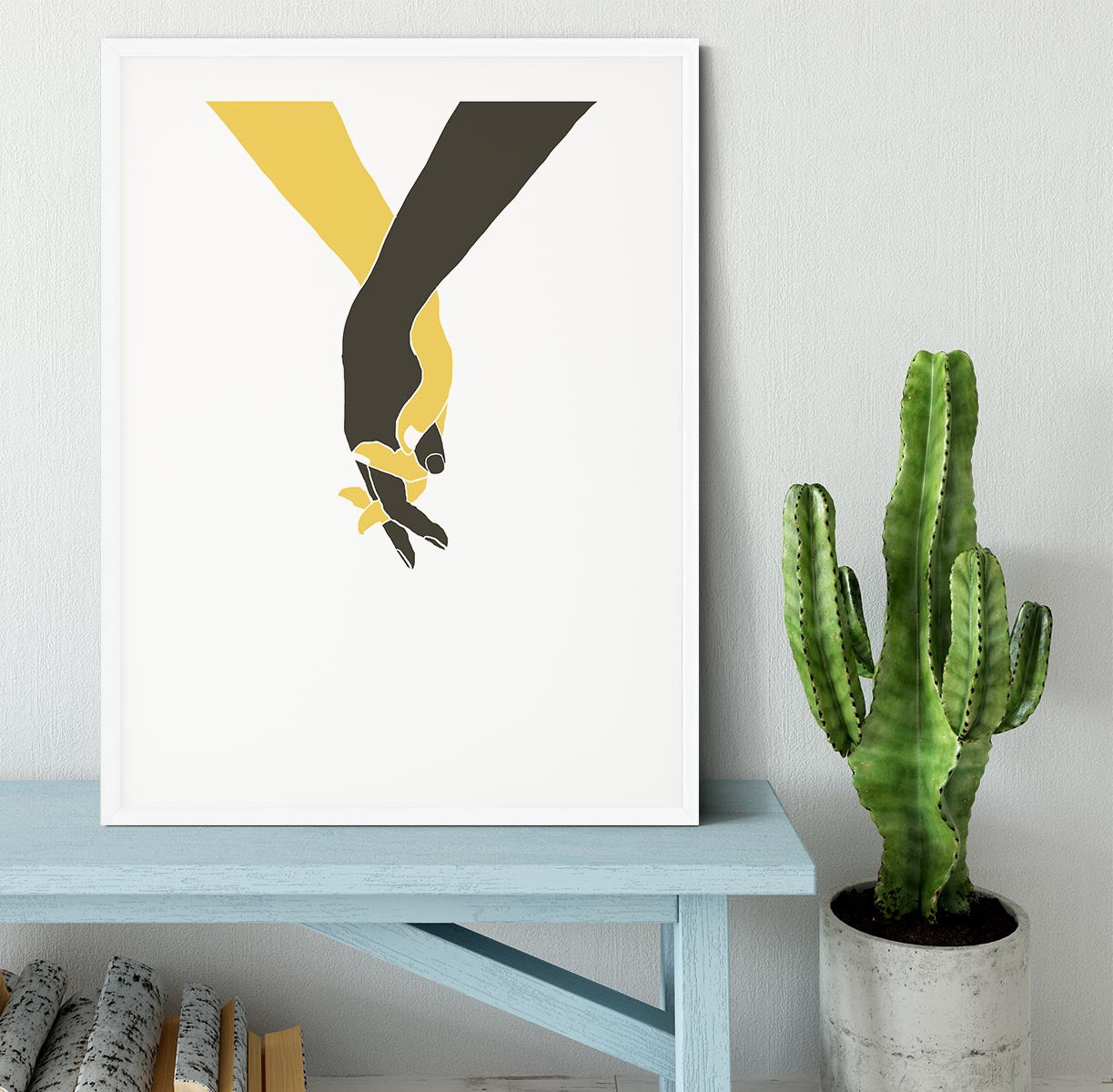 Holding Hands Framed Print - Canvas Art Rocks - 5