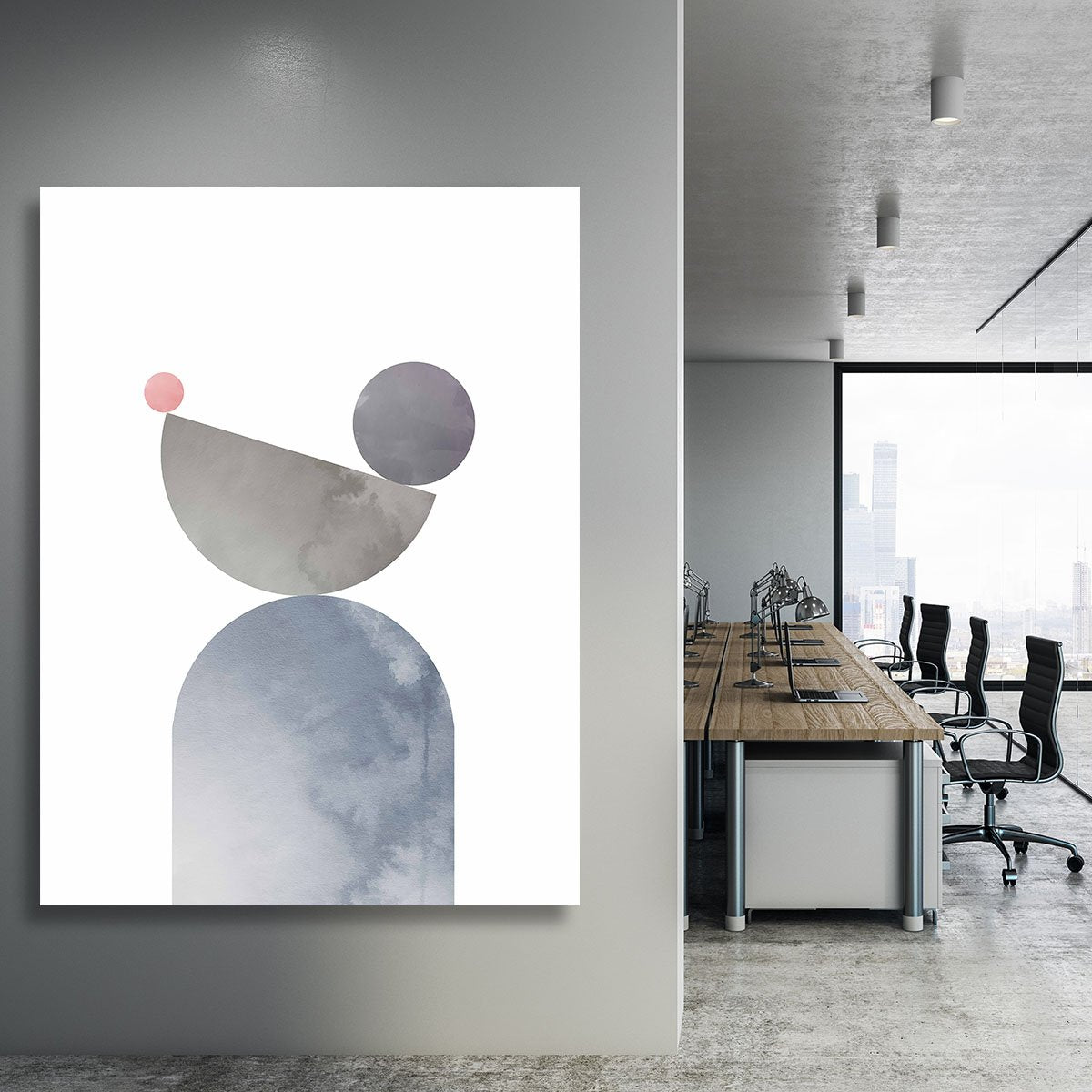 Geometrical Shapes 01 Canvas Print or Poster - Canvas Art Rocks - 3