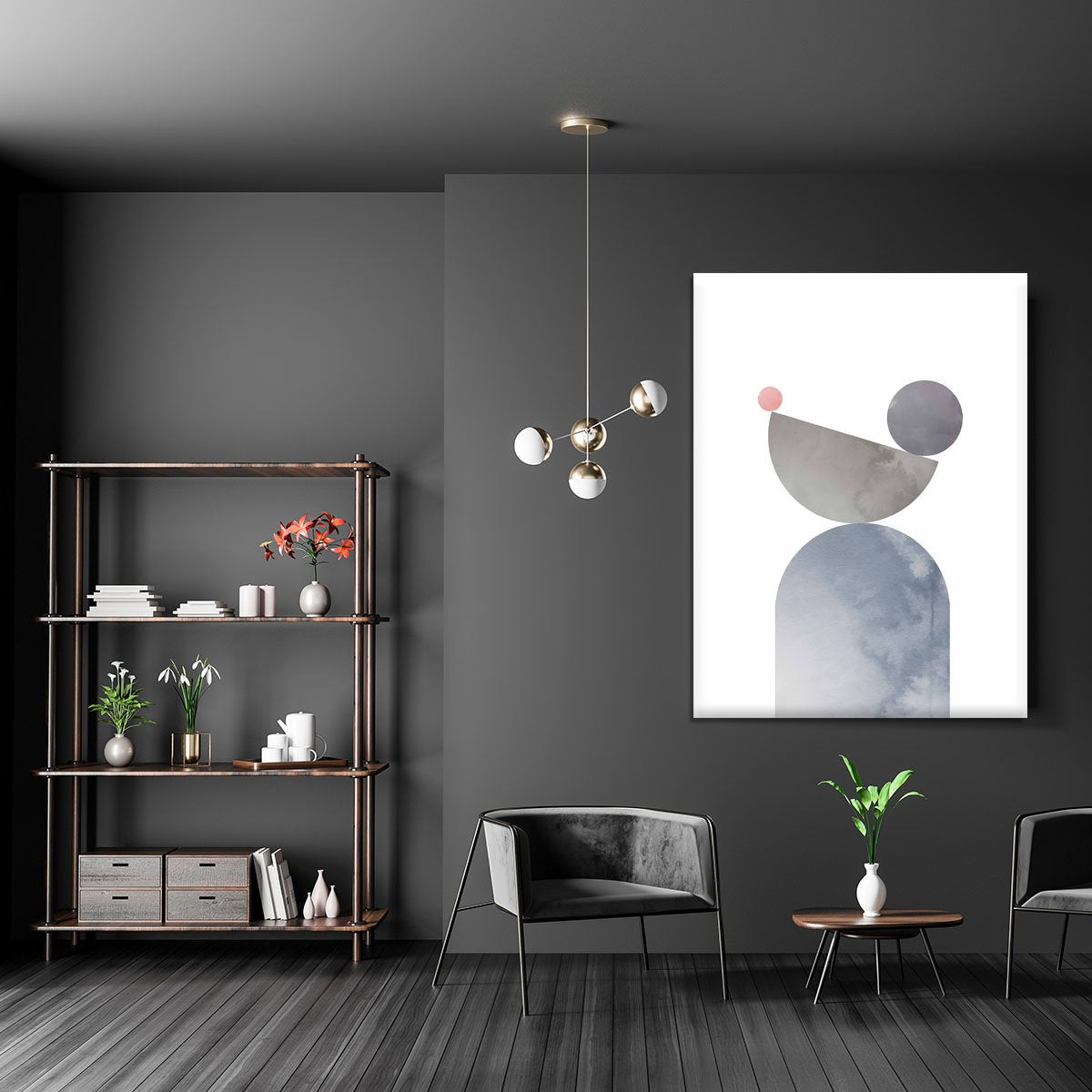 Geometrical Shapes 01 Canvas Print or Poster - Canvas Art Rocks - 5