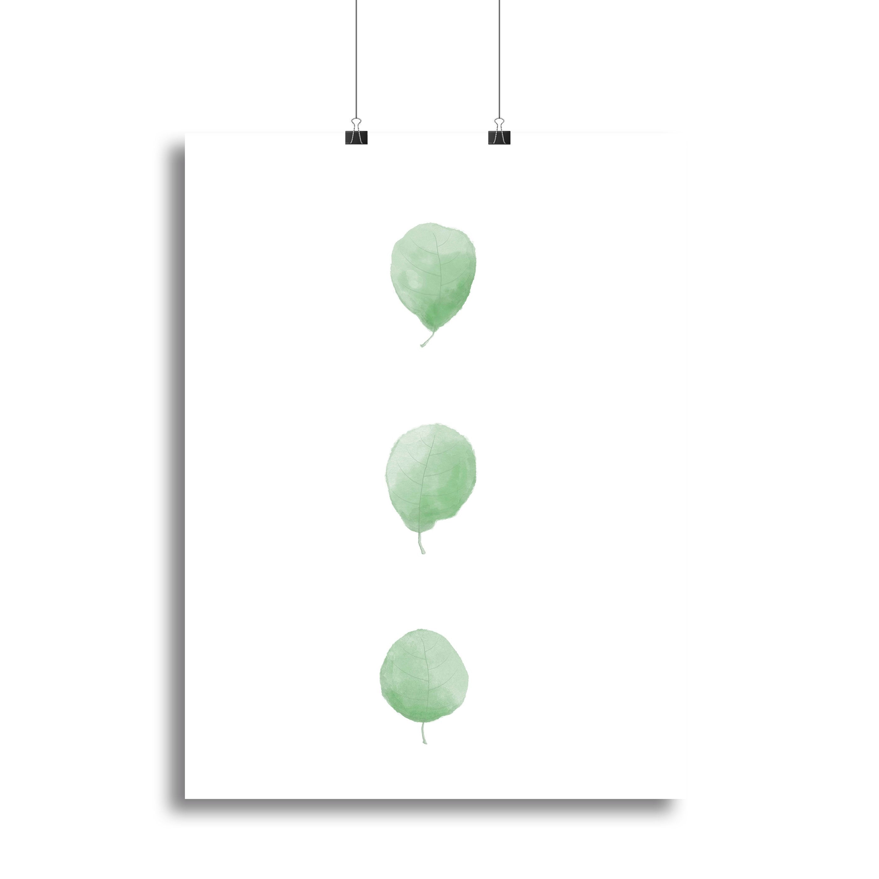 Birch Leaves in Row Canvas Print or Poster - Canvas Art Rocks - 2