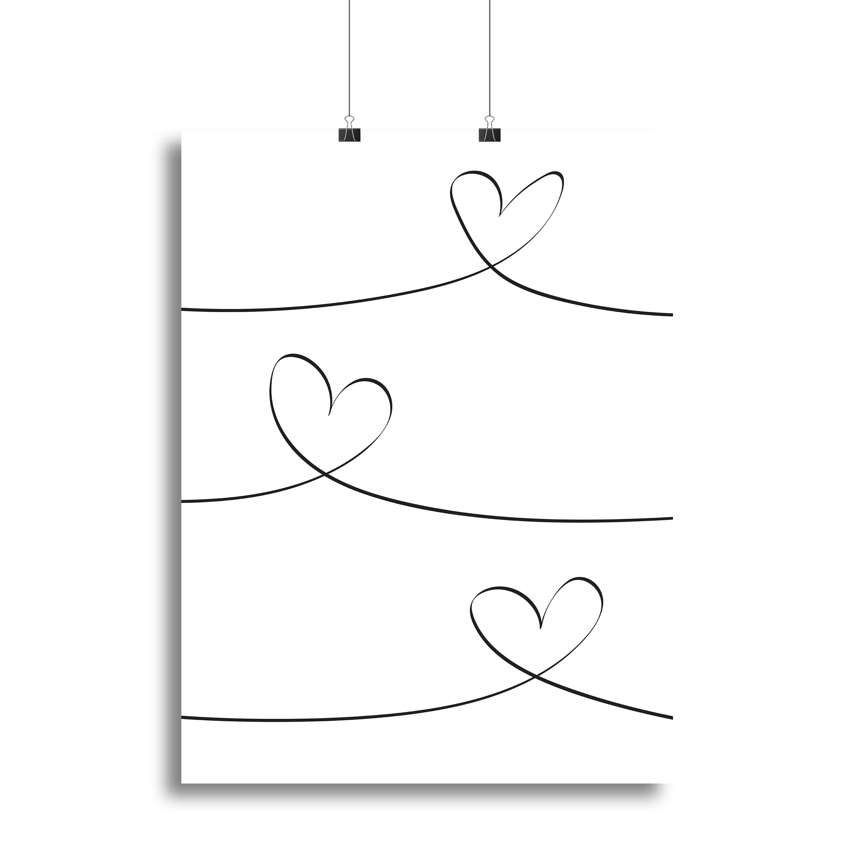 One Line 02 Canvas Print or Poster - Canvas Art Rocks - 2