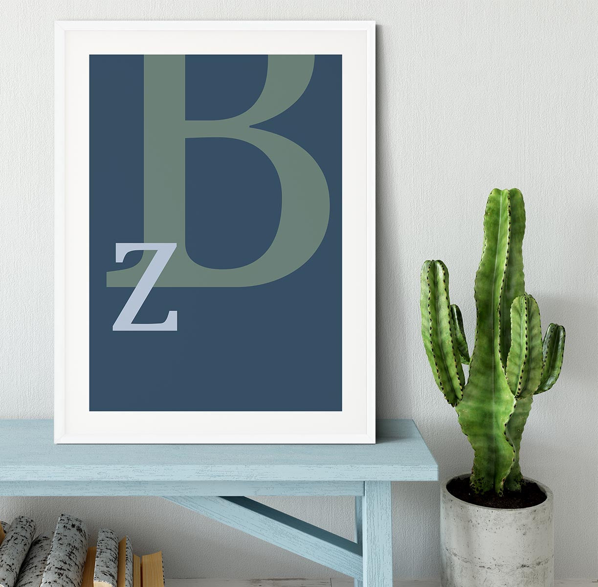 Letter B Framed Print - Canvas Art Rocks - 5