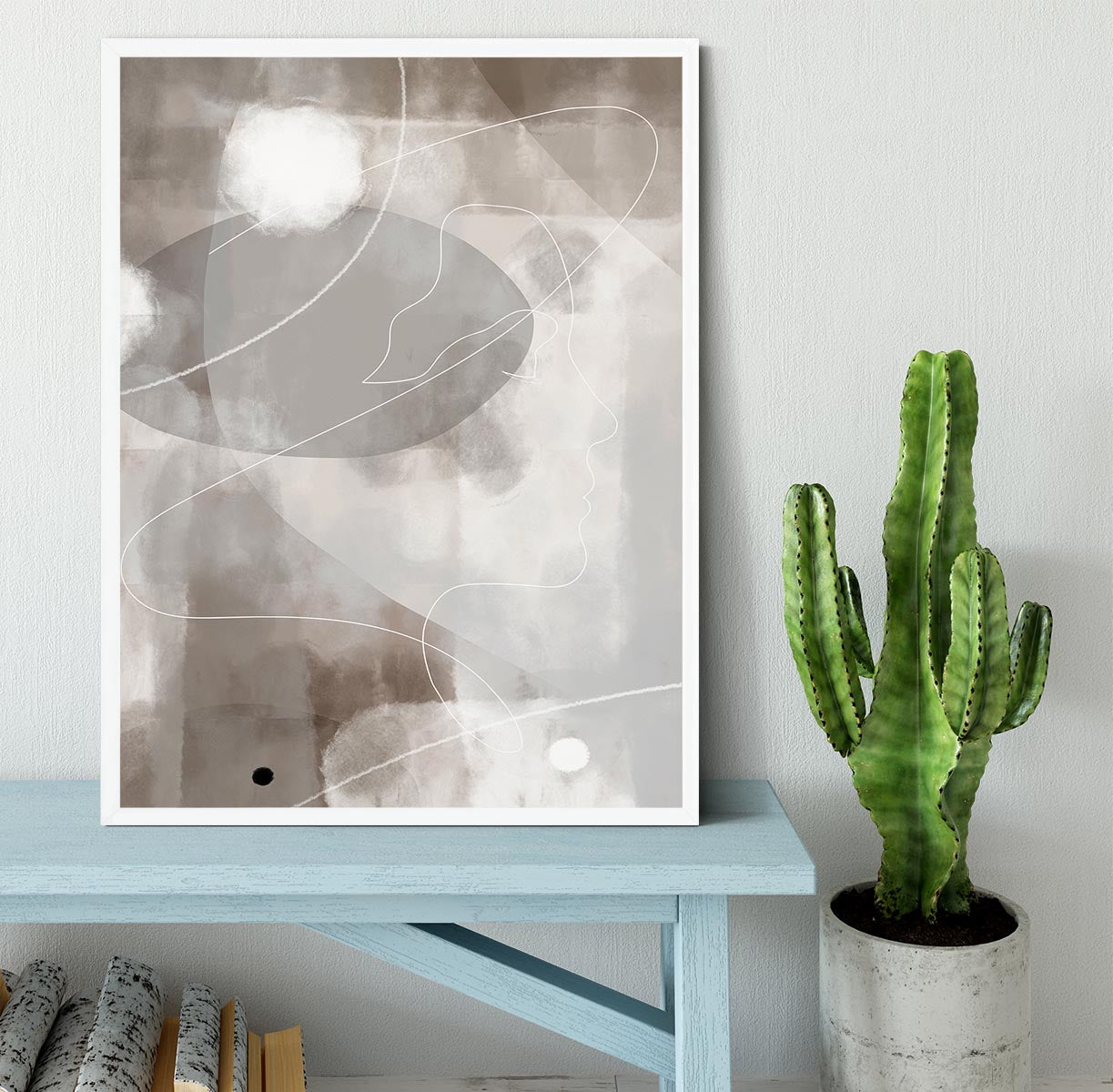 Profile Framed Print - Canvas Art Rocks -6