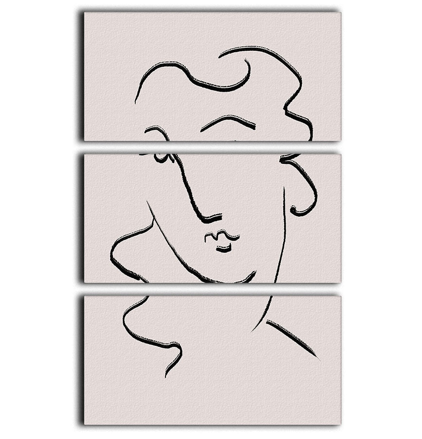Looking 3 Split Panel Canvas Print - Canvas Art Rocks - 1