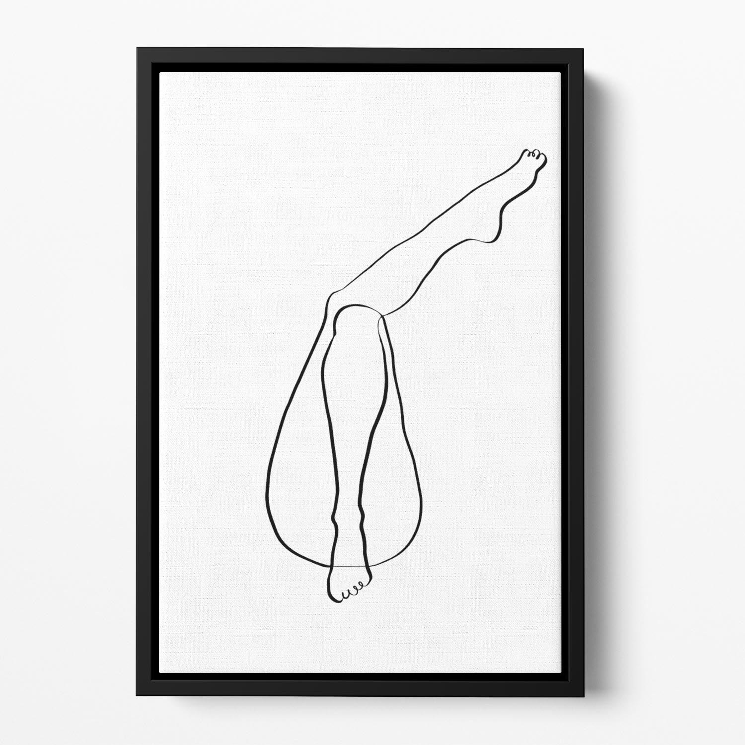 Legs Floating Framed Canvas - Canvas Art Rocks - 2