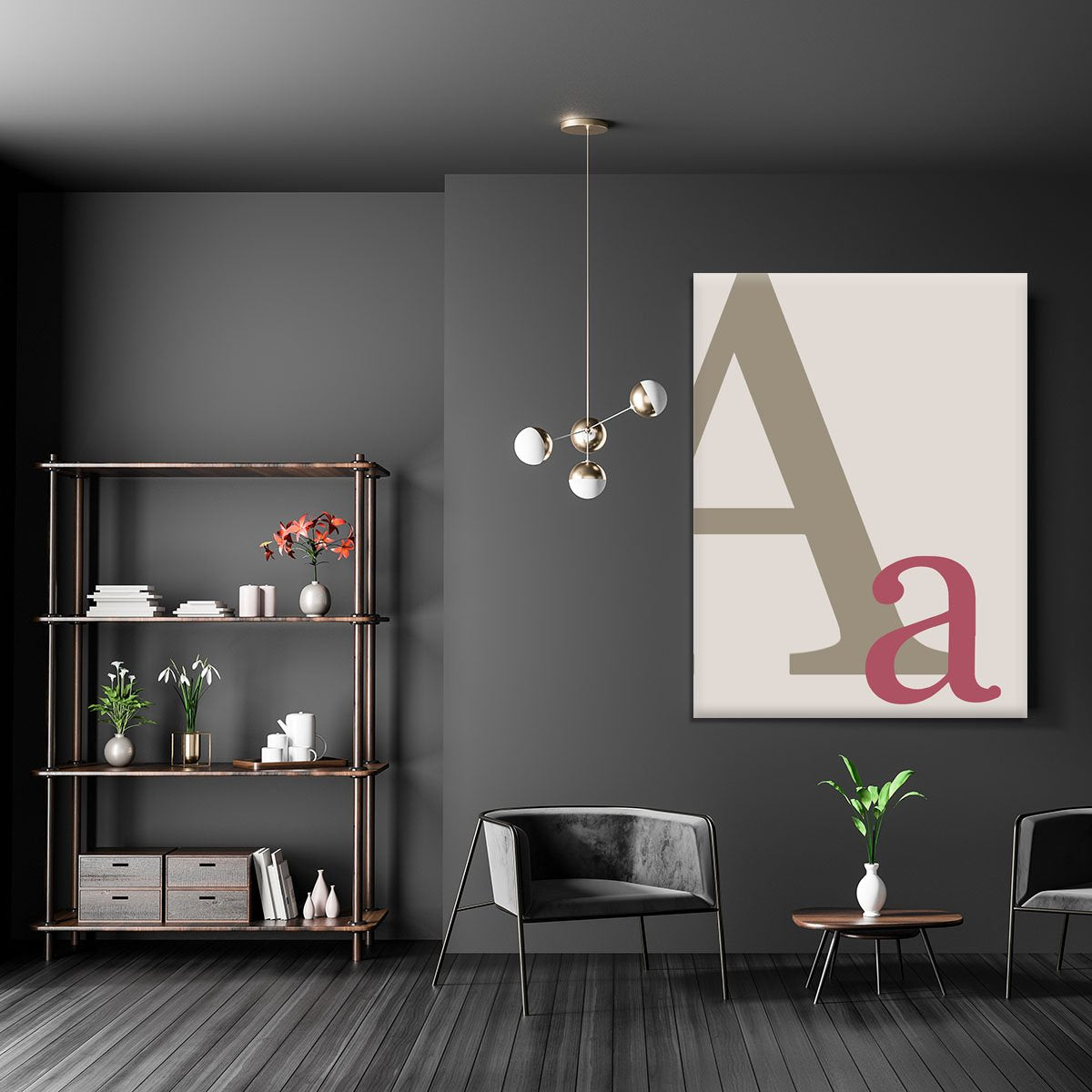 Letter A Canvas Print or Poster - Canvas Art Rocks - 5