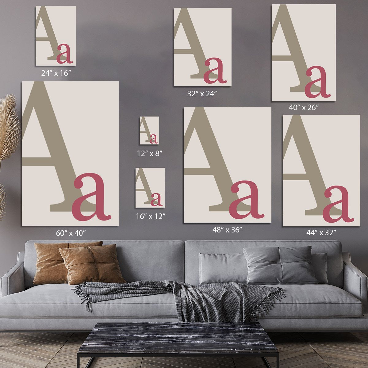 Letter A Canvas Print or Poster - Canvas Art Rocks - 7