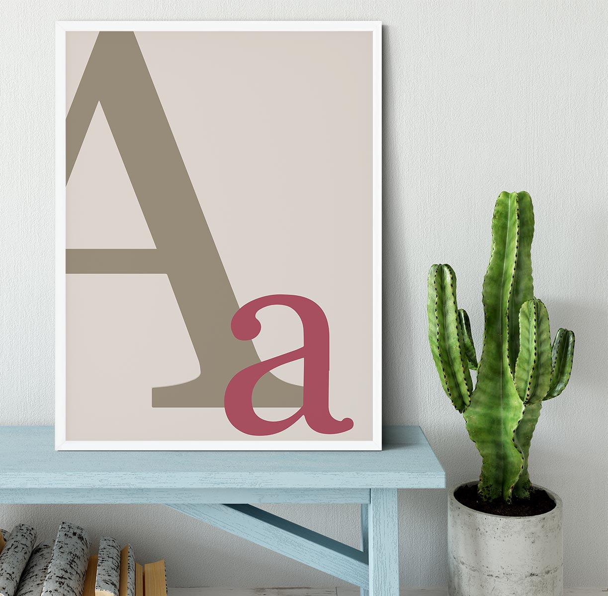 Letter A Framed Print - Canvas Art Rocks -6