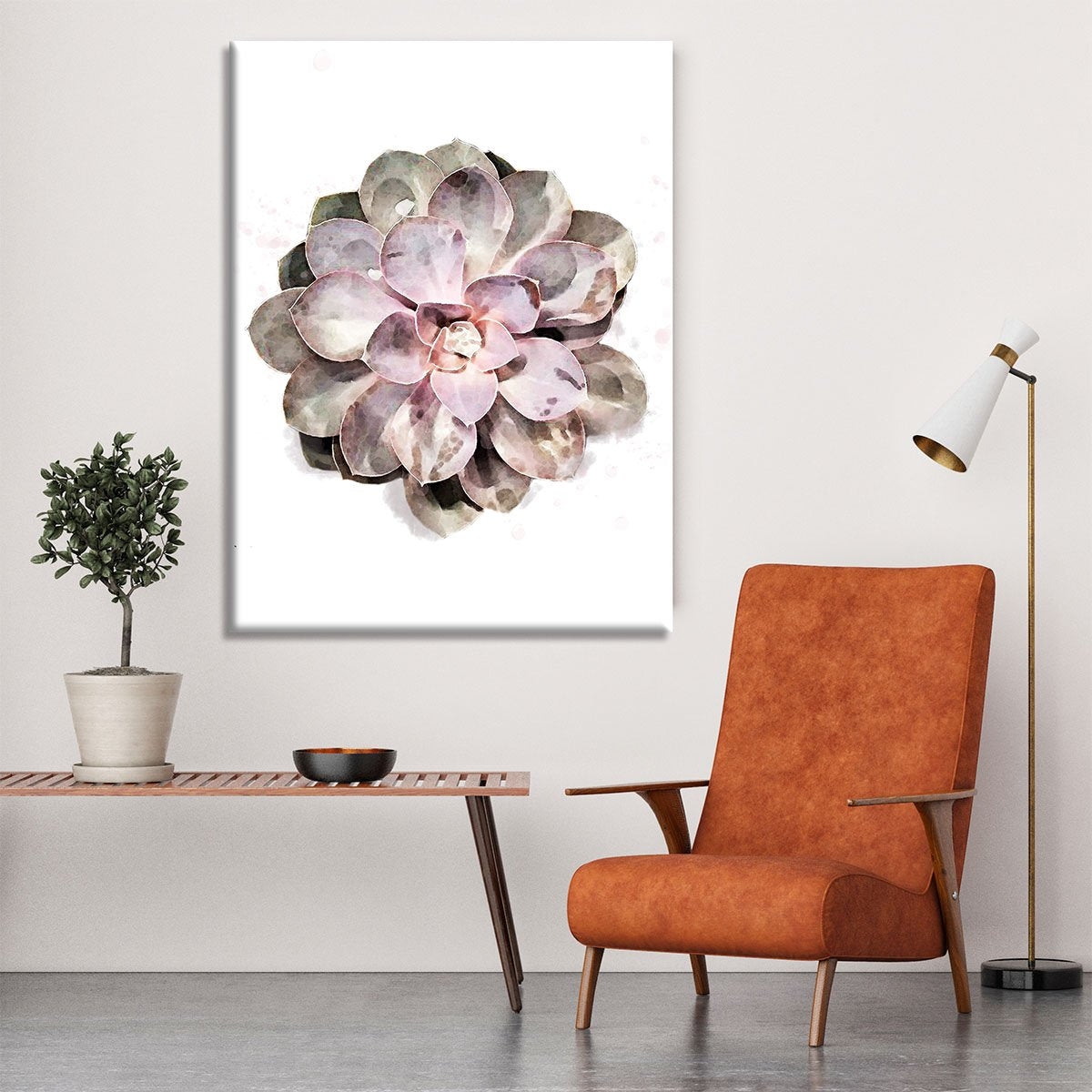 Succulent 01 Canvas Print or Poster - Canvas Art Rocks - 6