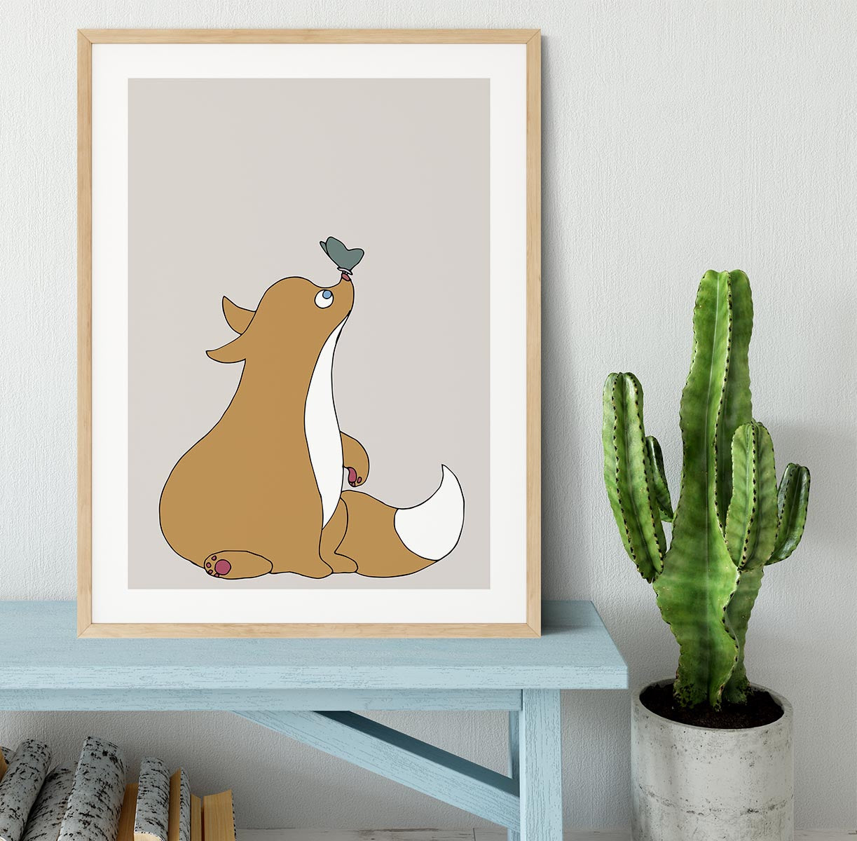 The Fox Framed Print - Canvas Art Rocks - 3