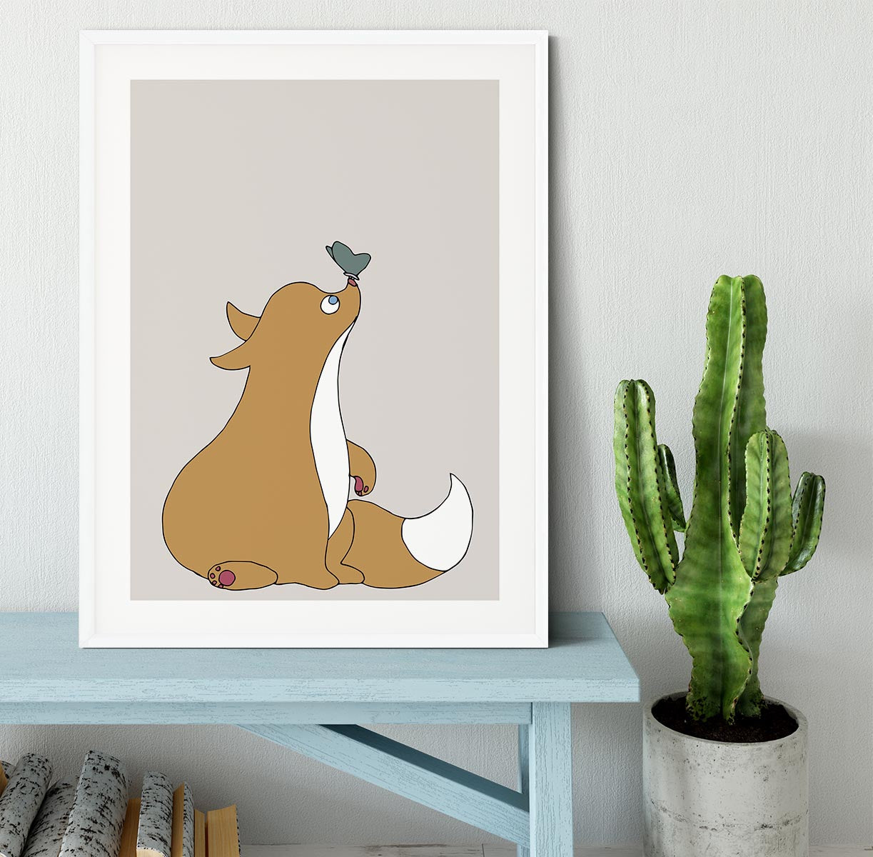 The Fox Framed Print - Canvas Art Rocks - 5