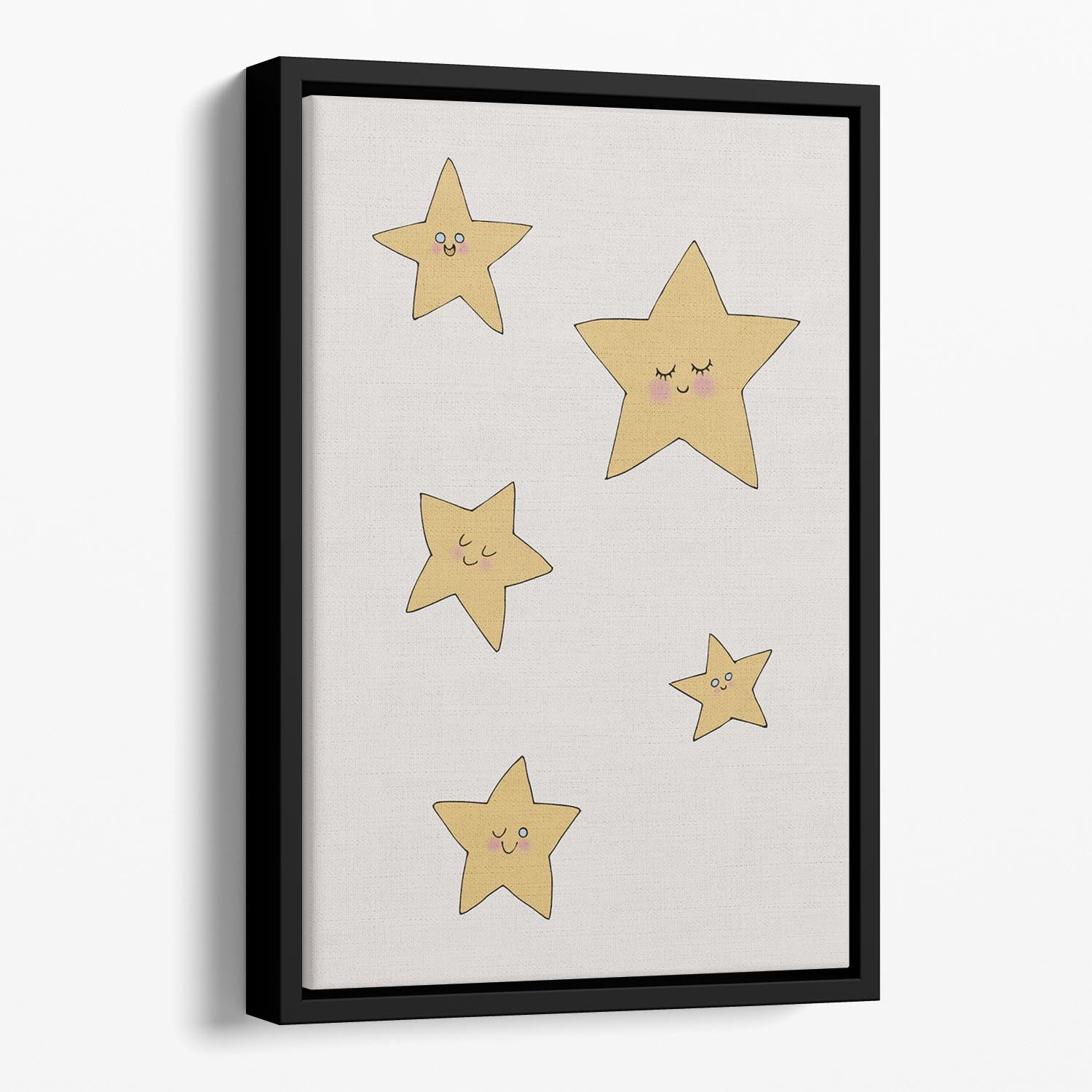 Stars Floating Framed Canvas - Canvas Art Rocks - 1