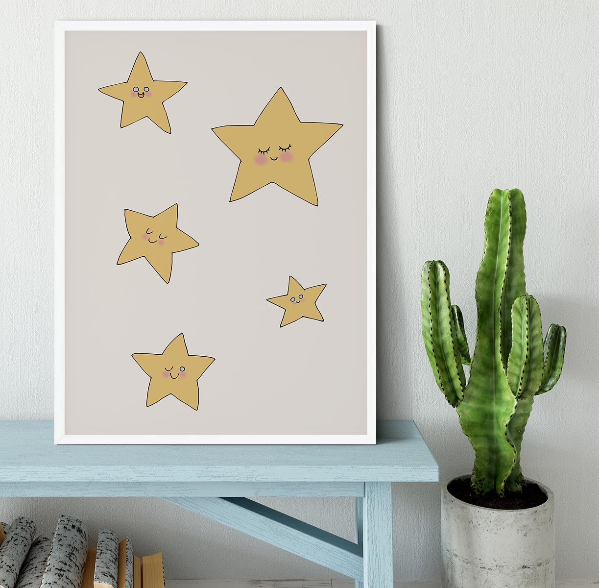 Stars Framed Print - Canvas Art Rocks -6