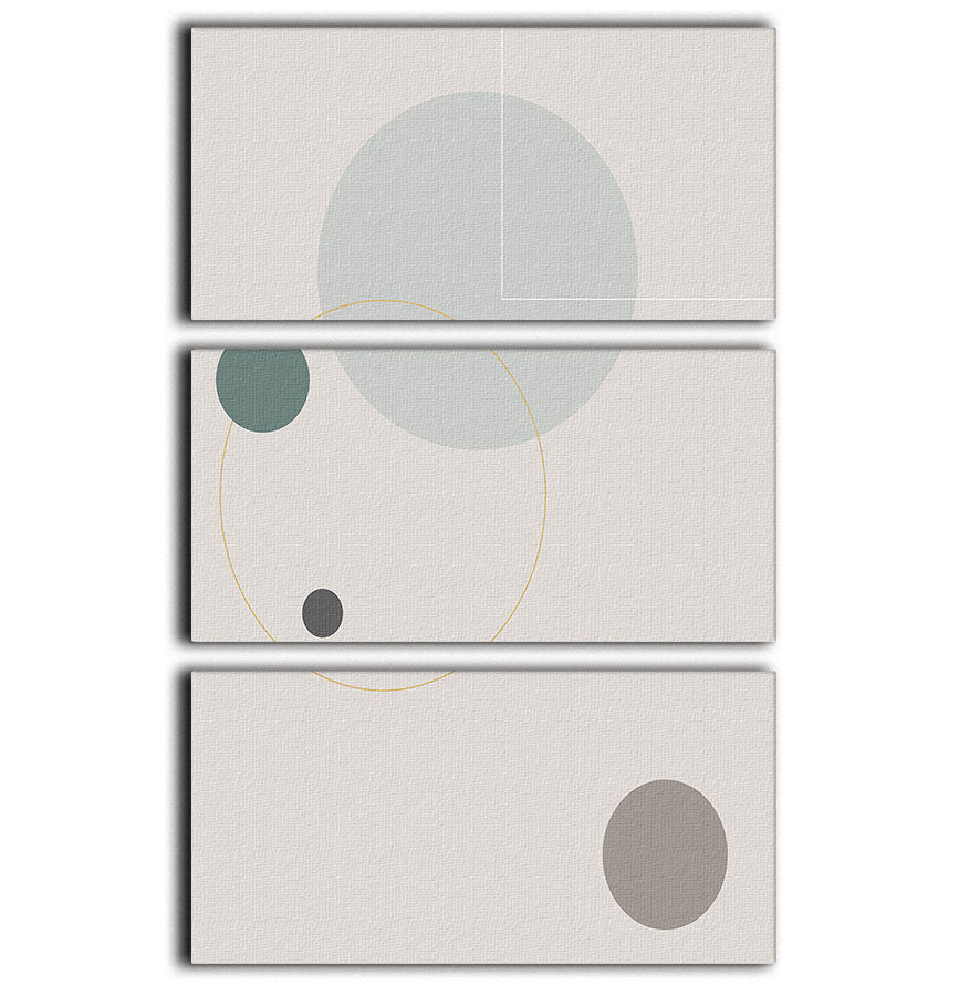 Space Orbit 03 3 Split Panel Canvas Print - Canvas Art Rocks - 1