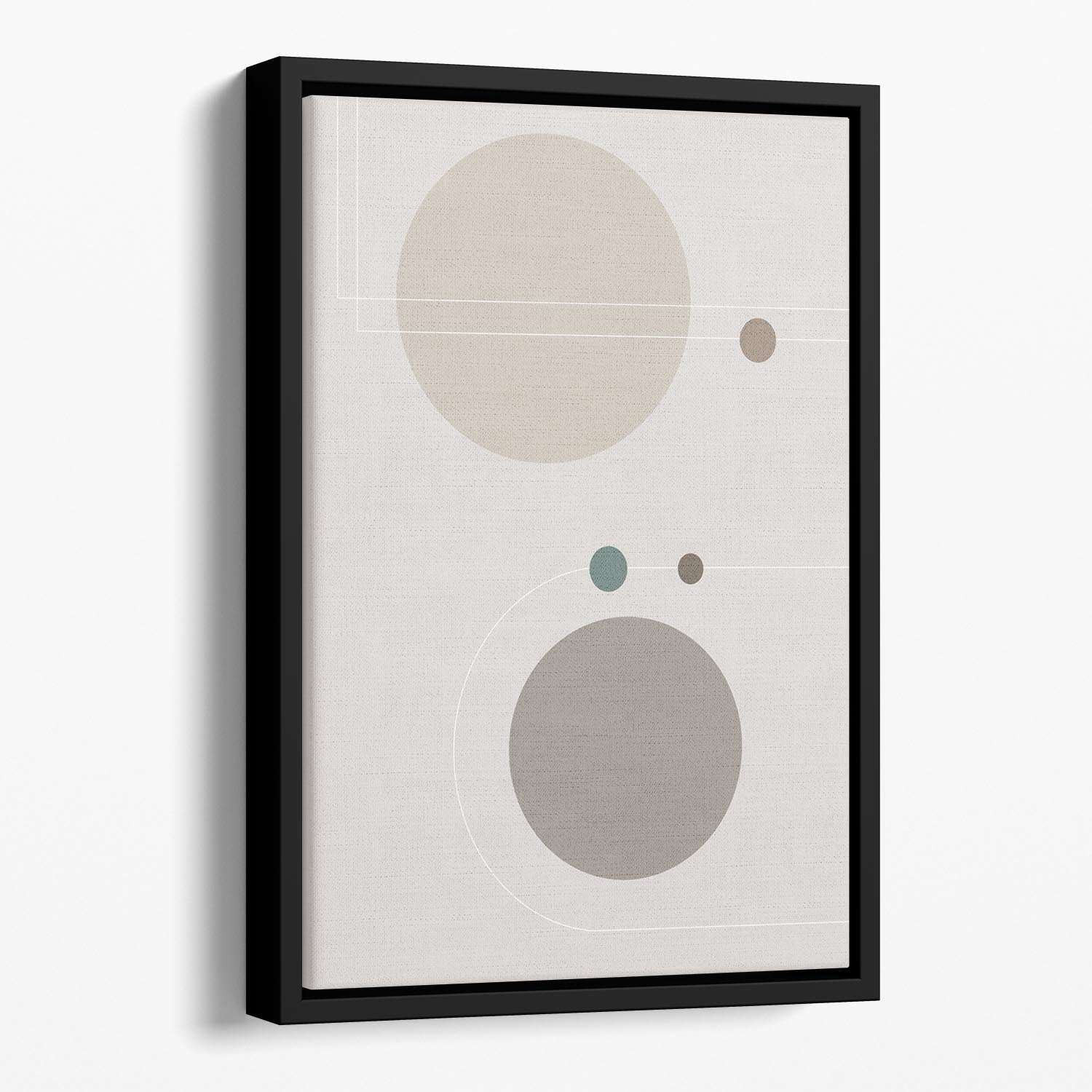 Space Orbit 02 Floating Framed Canvas - Canvas Art Rocks - 1