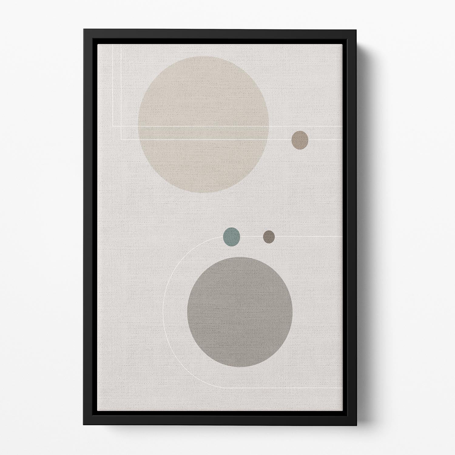 Space Orbit 02 Floating Framed Canvas - Canvas Art Rocks - 2