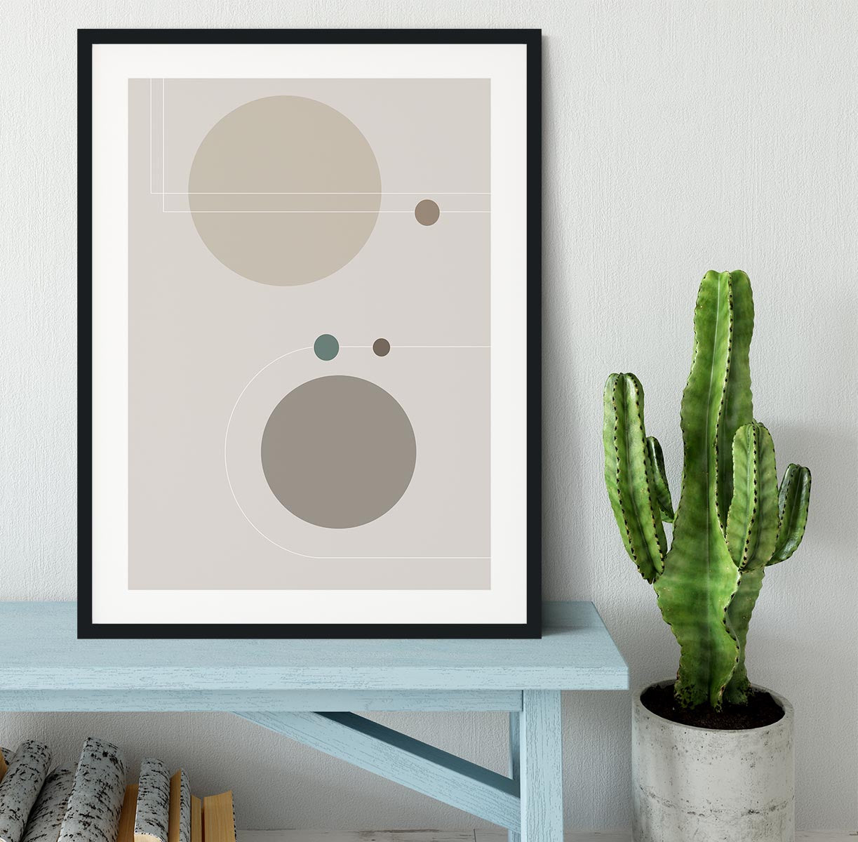 Space Orbit 02 Framed Print - Canvas Art Rocks - 1