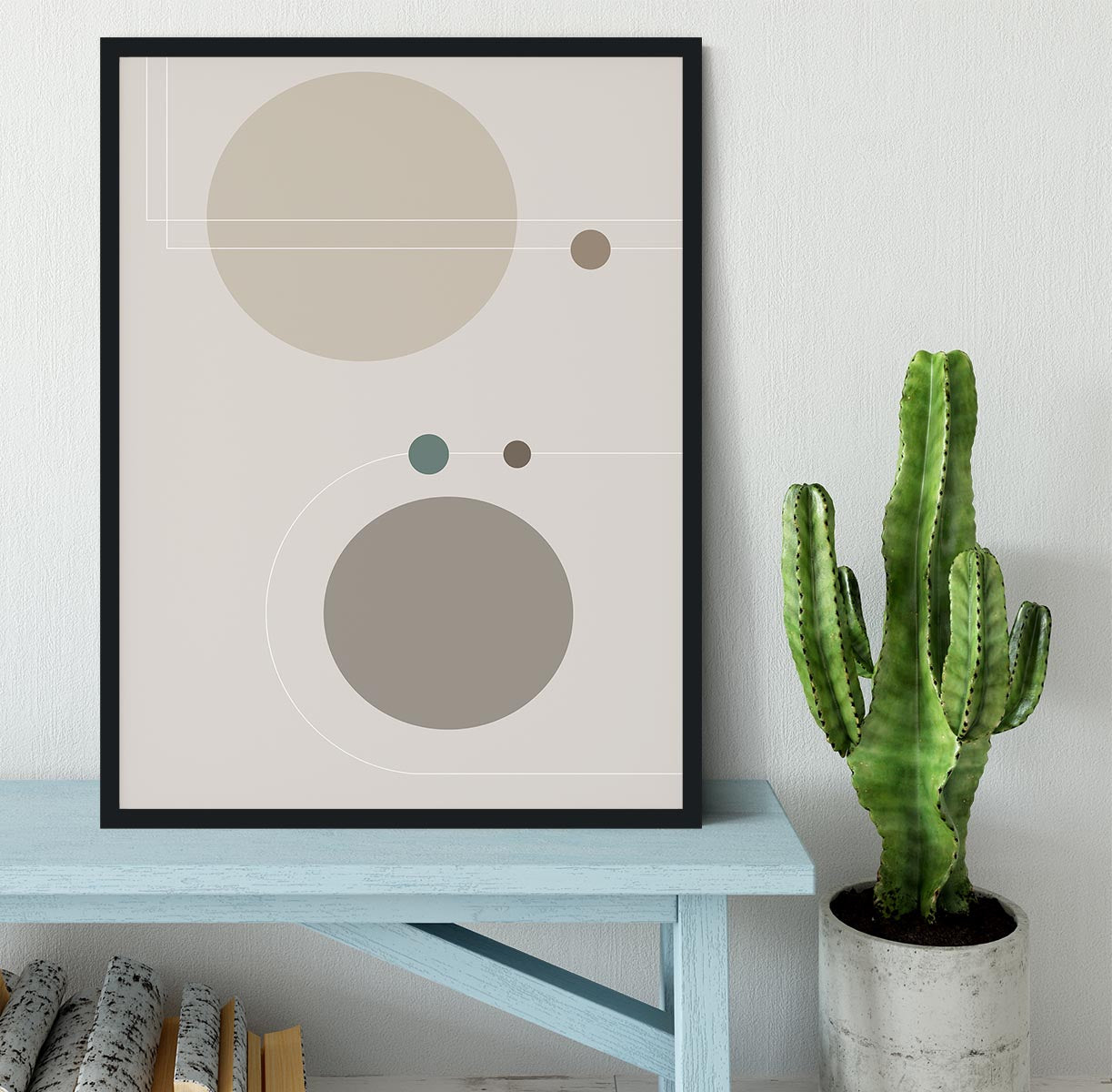 Space Orbit 02 Framed Print - Canvas Art Rocks - 2