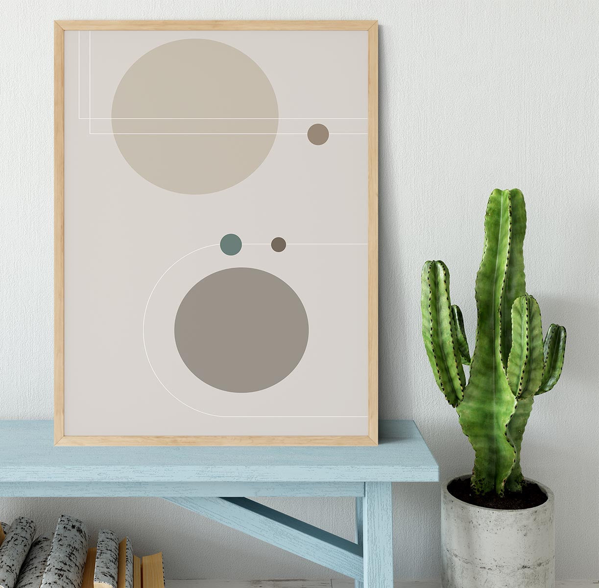 Space Orbit 02 Framed Print - Canvas Art Rocks - 4