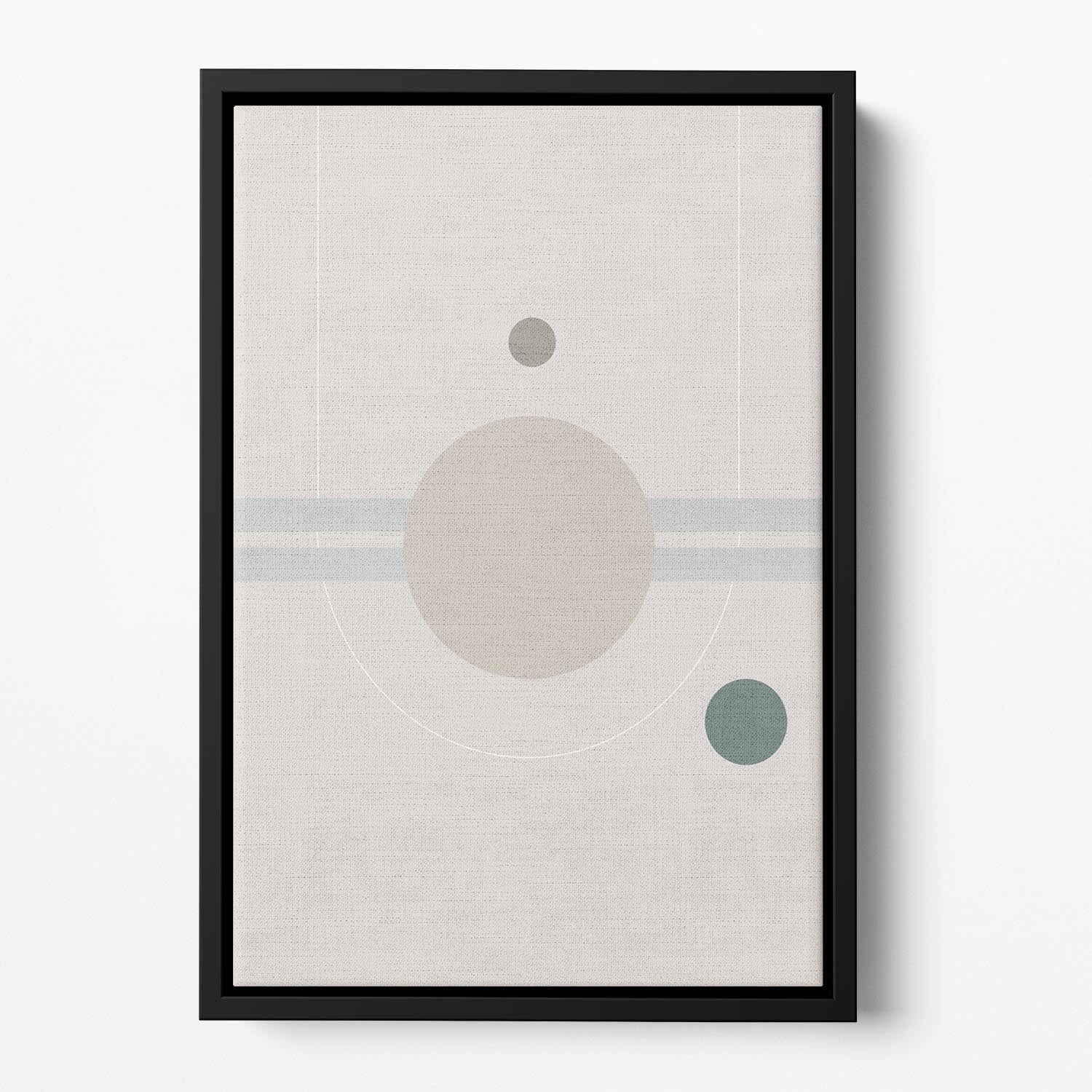 Space Orbit 01 Floating Framed Canvas - Canvas Art Rocks - 2