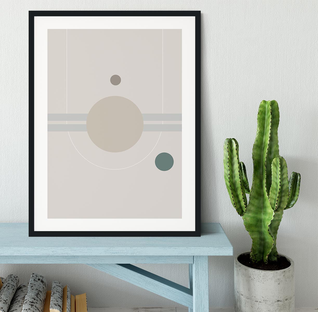 Space Orbit 01 Framed Print - Canvas Art Rocks - 1