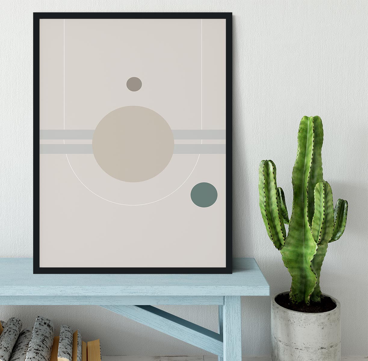 Space Orbit 01 Framed Print - Canvas Art Rocks - 2