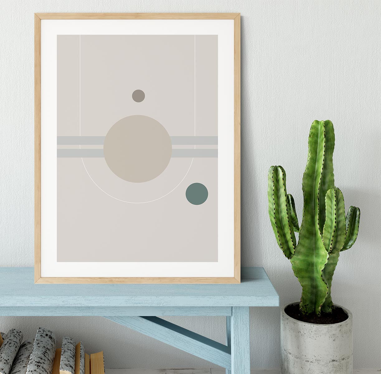 Space Orbit 01 Framed Print - Canvas Art Rocks - 3