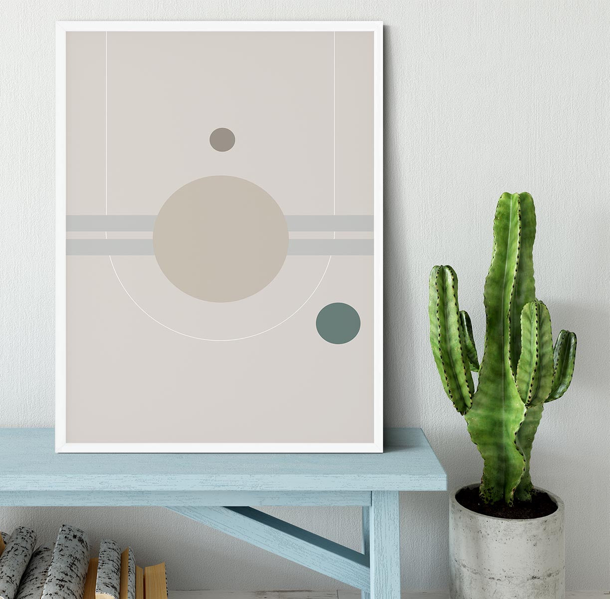 Space Orbit 01 Framed Print - Canvas Art Rocks -6