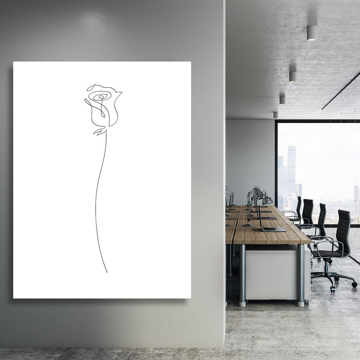 Rose Canvas Print or Poster