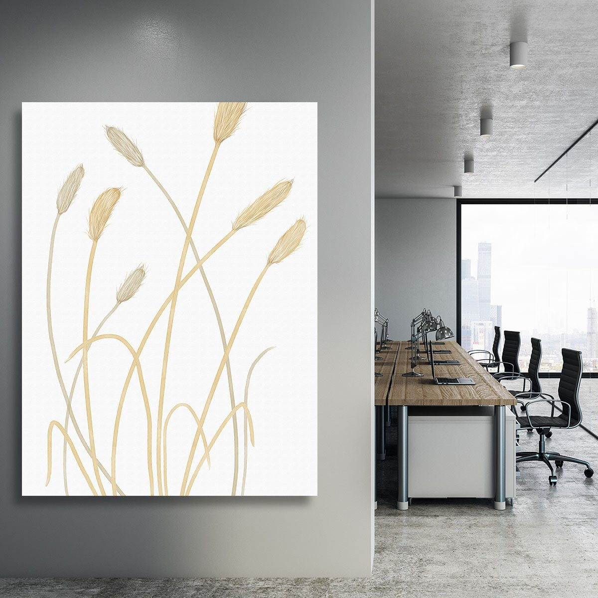 Bunny Grass 01 Canvas Print or Poster - Canvas Art Rocks - 3