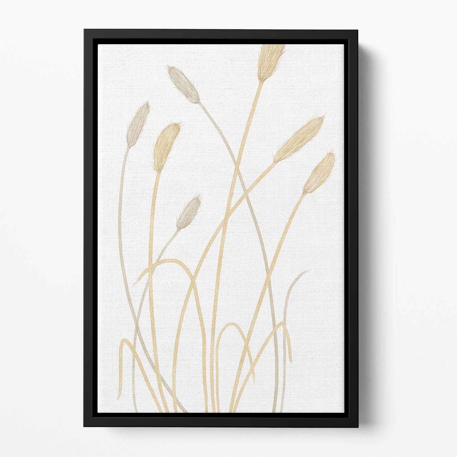 Bunny Grass 01 Floating Framed Canvas - Canvas Art Rocks - 2