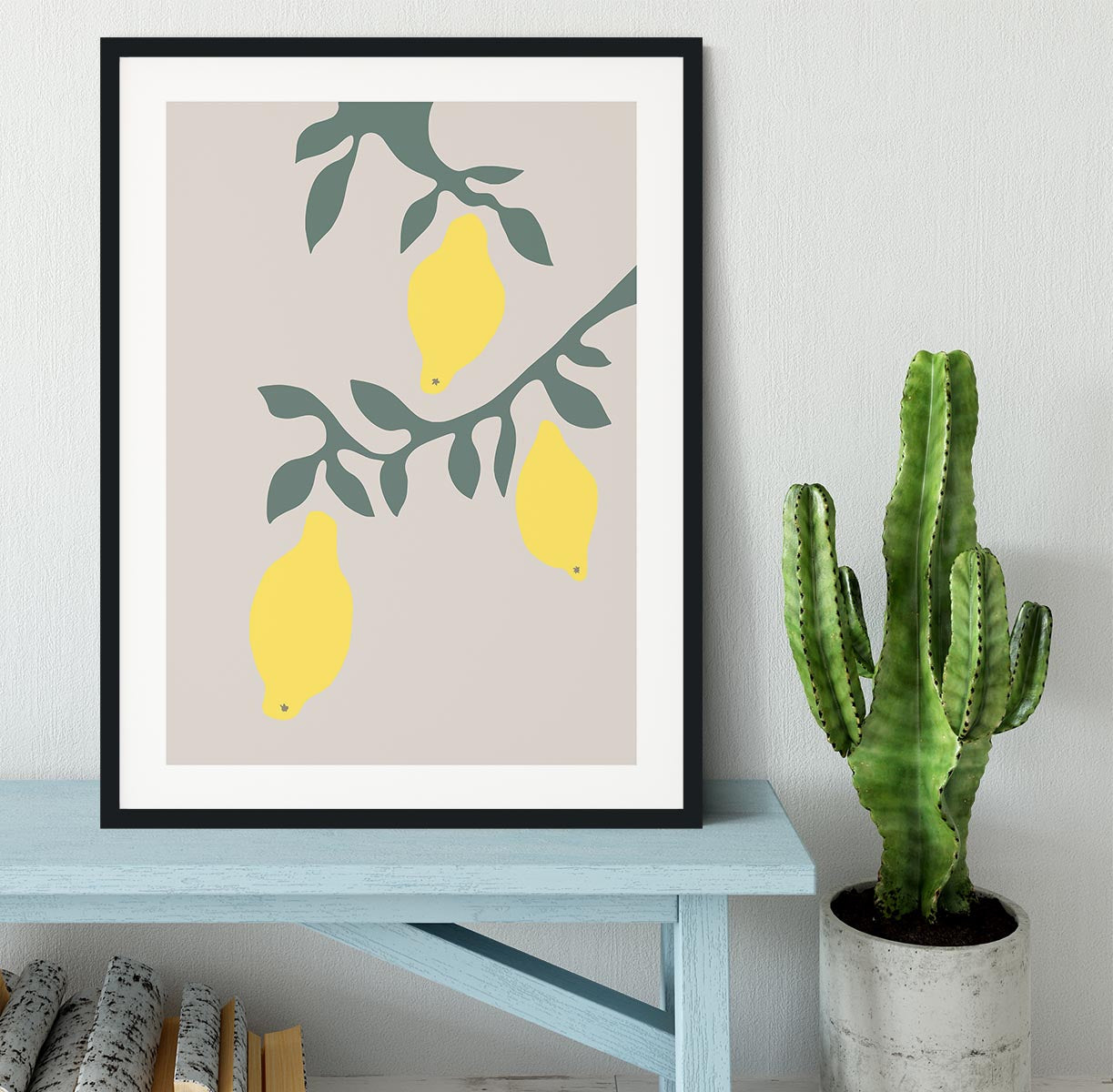 Lemons Framed Print - Canvas Art Rocks - 1