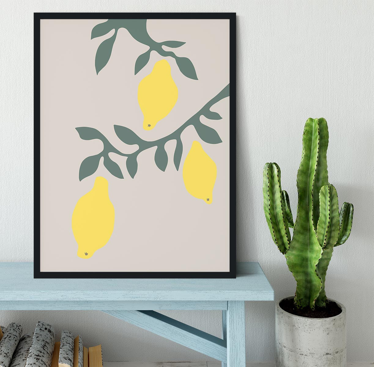 Lemons Framed Print - Canvas Art Rocks - 2