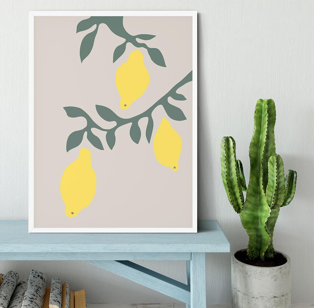 Lemons Framed Print - Canvas Art Rocks -6