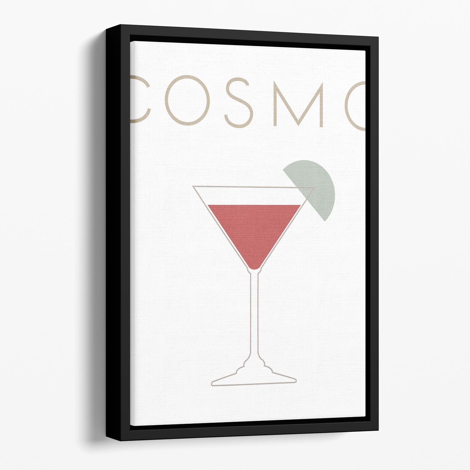 Cosmopolitan Floating Framed Canvas - Canvas Art Rocks - 1