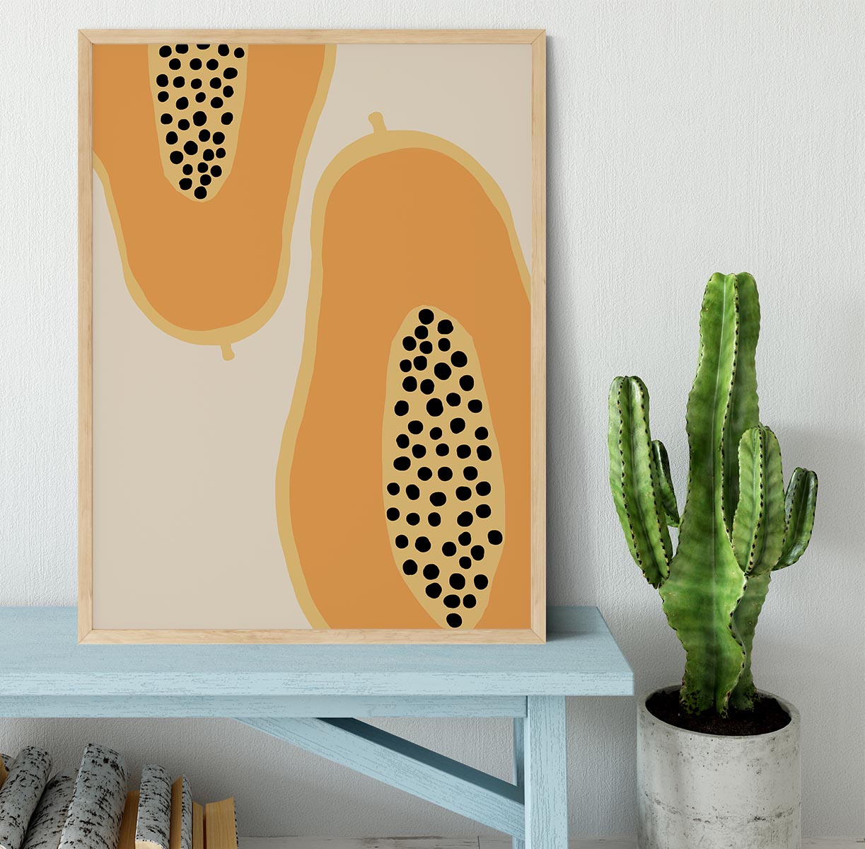 Papaya Fruit Framed Print - Canvas Art Rocks - 4