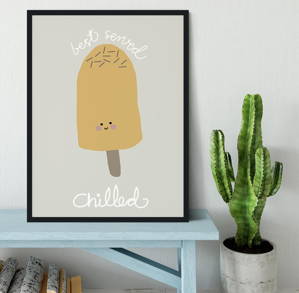 Chilled Ice Cream Framed Print - Canvas Art Rocks - 2