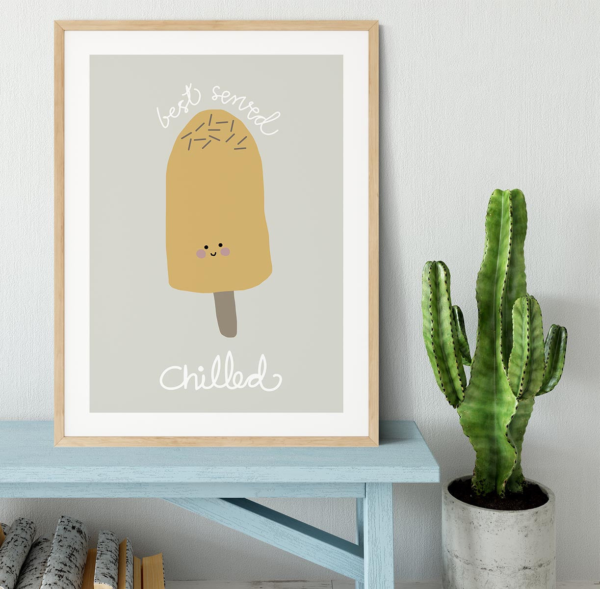 Chilled Ice Cream Framed Print - Canvas Art Rocks - 3