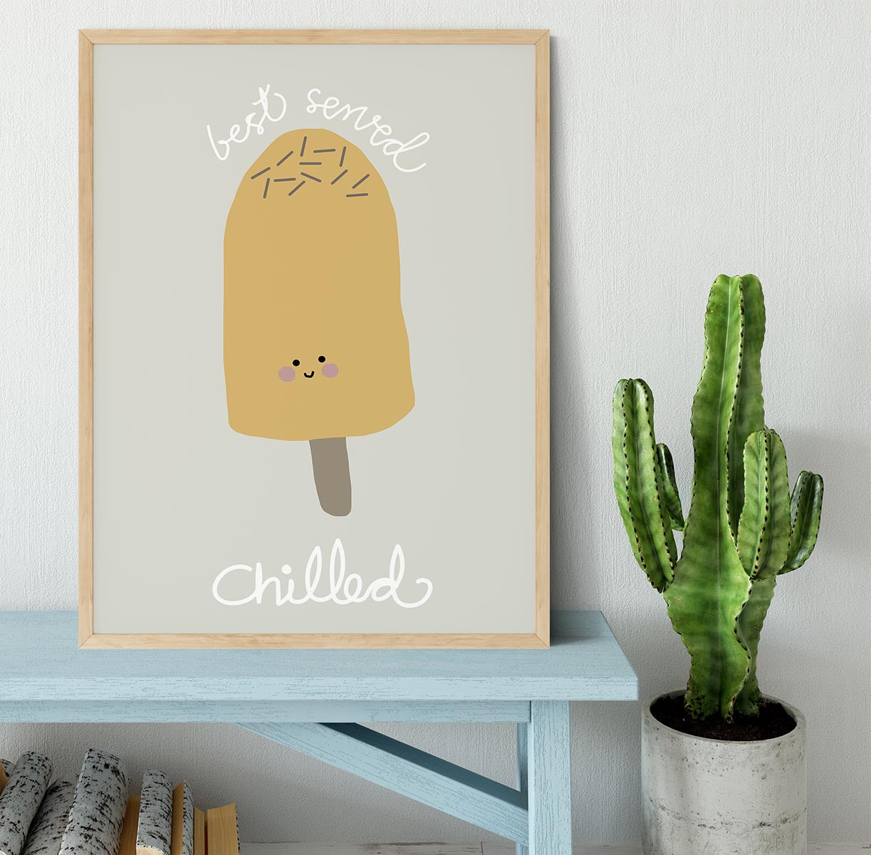 Chilled Ice Cream Framed Print - Canvas Art Rocks - 4