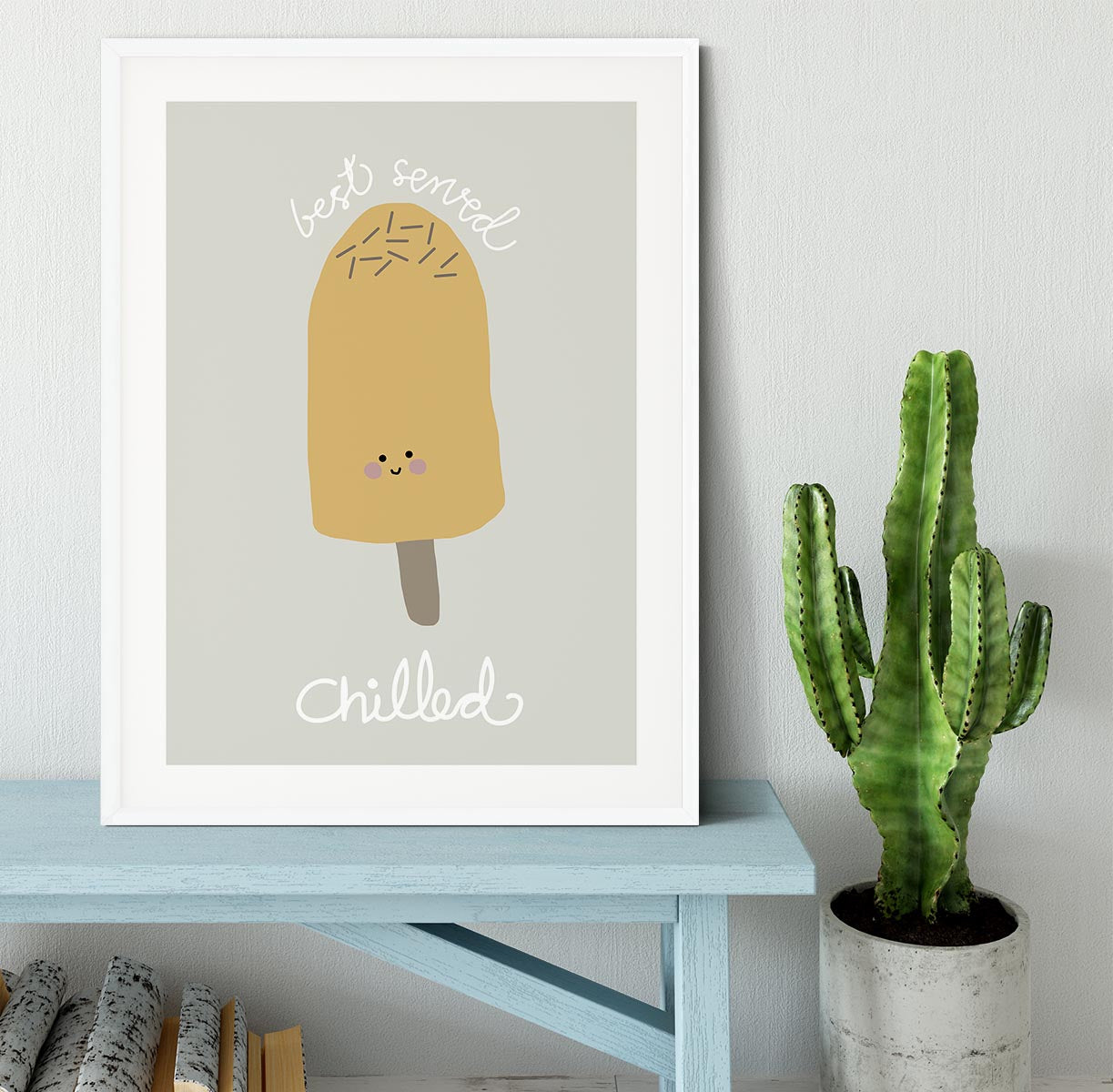 Chilled Ice Cream Framed Print - Canvas Art Rocks - 5