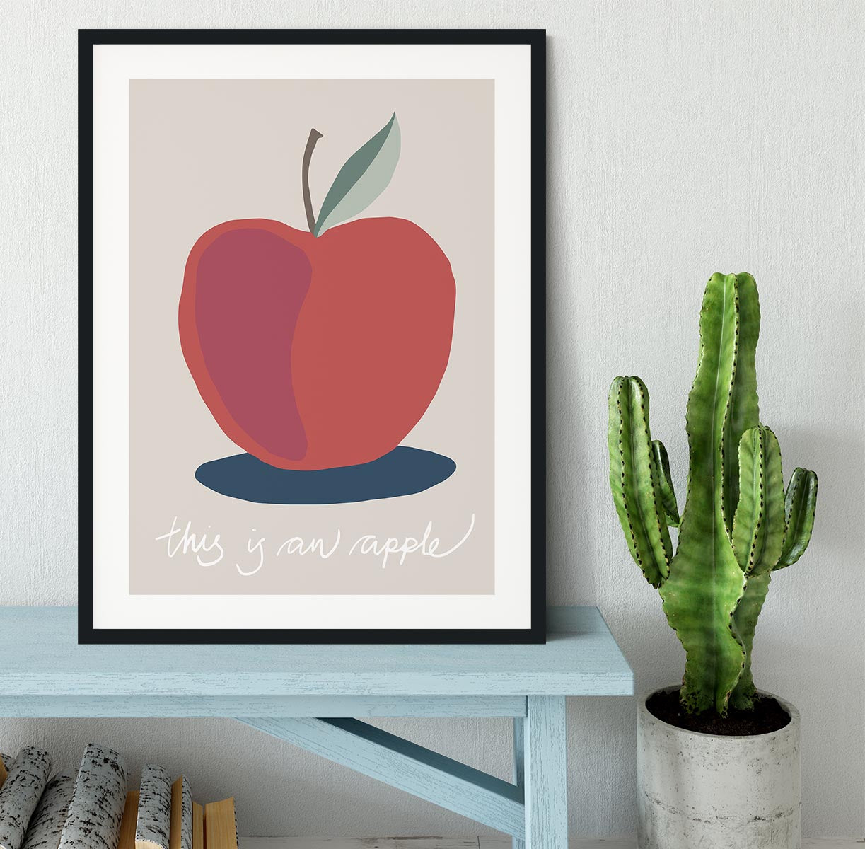 This is an Apple Framed Print - Canvas Art Rocks - 1